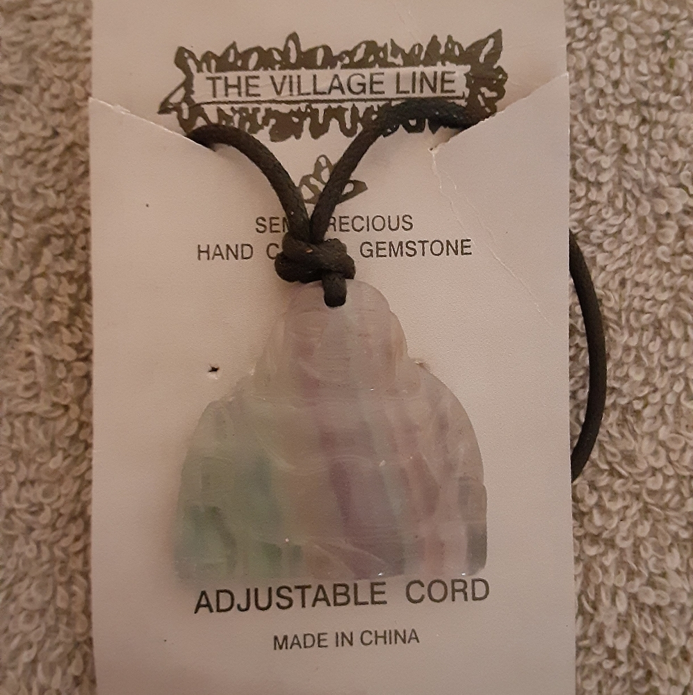 The Village Line handcrafted Buddha necklace